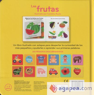 Primeros descubrimientos. Frutas