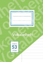 Portada de Vokabelheft A5 liniert - Lineatur 53 - 2 Spalten