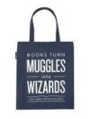 BOOKS TURN MUGGLES TOTE