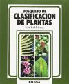 BOSQUEJO DE CLASIFICACION DE PLANTAS