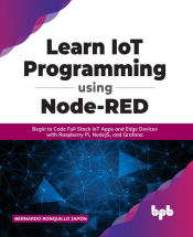 Portada de Learn IoT Programming Using Node-RED