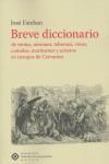 BREVE DICC.DE VENTAS,MESONES,TABERNAS,VINOS,COMIDAS
