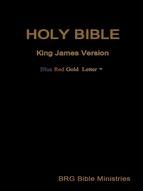 Portada de Holy Bible. Blue, Red and Gold Letter (Ebook)