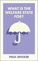 Portada de What Is the Welfare State For?