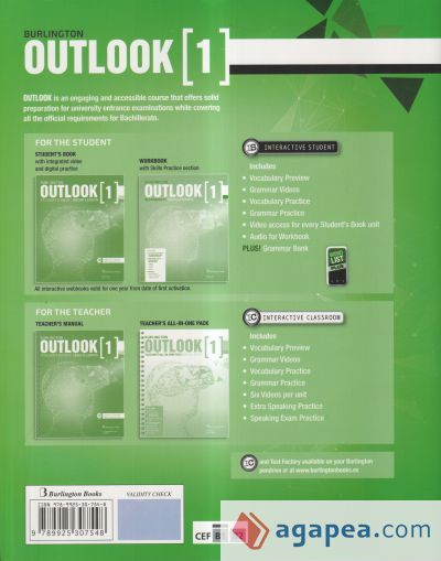 BURLINGTON OUTLOOK 1&ordm;NB WB 21