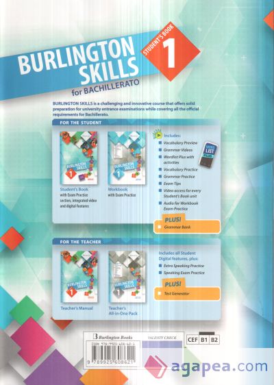 BURLINGTON SKILLS 1º BACHILLERATO. STUDENT`S BOOK