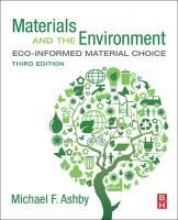 Portada de Materials and the Environment: Eco-Informed Material Choice