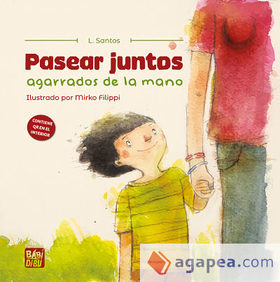 Pasear juntos, agarrados de la mano