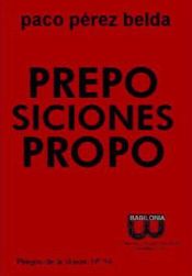 Portada de Prepo-propo-siciones