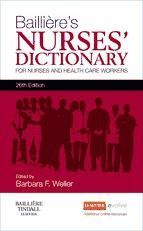 Portada de Bailliere's Nurses' Dictionary - E-Book (Ebook)