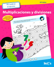 Portada de Mi cuaderno de ejercicios. Multiplicaciones y divisiones 8-9 años