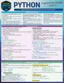 Portada de Python Programming Language: A Quickstudy Laminated Reference Guide