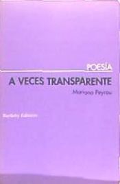 Portada de A VECES TRANSPARENTE