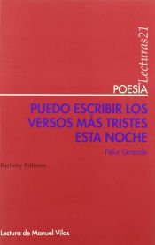 Portada de PUEDO ESCRIBIR LOS VERSOS MAS TRISTES ESTA NOCHE