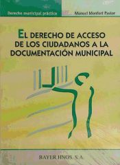 Portada de DERECHO ACCESO CIUDADANOS A LA DOCUMENTACION MUNICIPAL