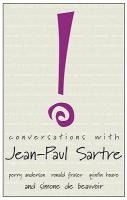Portada de Conversations with Jean-Paul Sartre