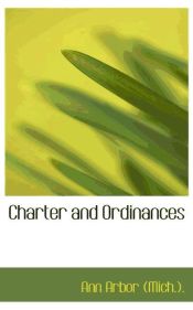 Portada de Charter and Ordinances