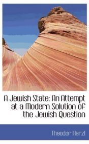 Portada de A Jewish State: An Attempt at a Modern Solution of the Jewish Question