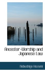 Portada de Ancestor-Worship and Japanese Law