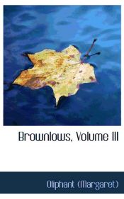 Portada de Brownlows, Volume III