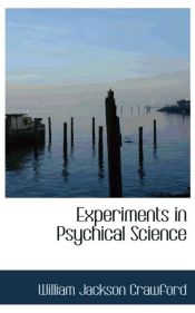 Portada de Experiments in Psychical Science