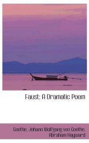 Portada de Faust: A Dramatic Poem