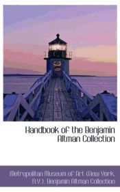 Portada de Handbook of the Benjamin Altman Collection