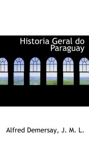 Portada de Historia Geral do Paraguay