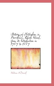 Portada de History of Methodism in Providence, Rhode Island, from its Introduction in 1787 to 1887