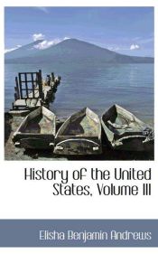 Portada de History of the United States, Volume III