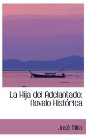 Portada de La Hija del Adelantado: Novelo Histórica