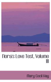 Portada de Nora`s Love Test, Volume III