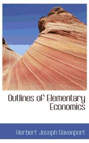 Portada de Outlines of Elementary Economics