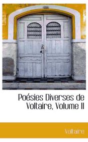 Portada de Poésies Diverses de Voltaire, Volume II