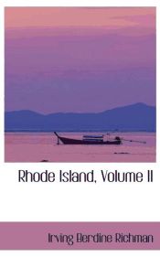 Portada de Rhode Island, Volume II