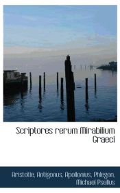 Portada de Scriptores rerum Mirabilium Graeci