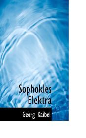 Portada de Sophokles Elektra