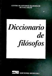 Portada de Diccionario de filósofos