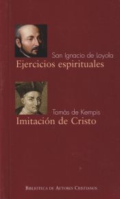 Portada de Ejercicios espirituales de San Ignacio de Loyola; Imitación de Cristo