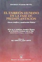 Portada de El embrión humano en la fase de preimplantación