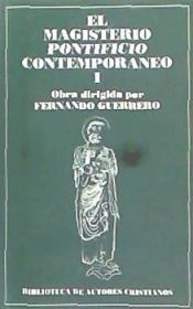 Portada de El magisterio pontificio contemporáneo. I