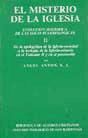 Portada de El misterio de la Iglesia. II: De la apologética de la Iglesia-sociedad a la teología de la Iglesia-misterio en el Vaticano II y en el posconcilio