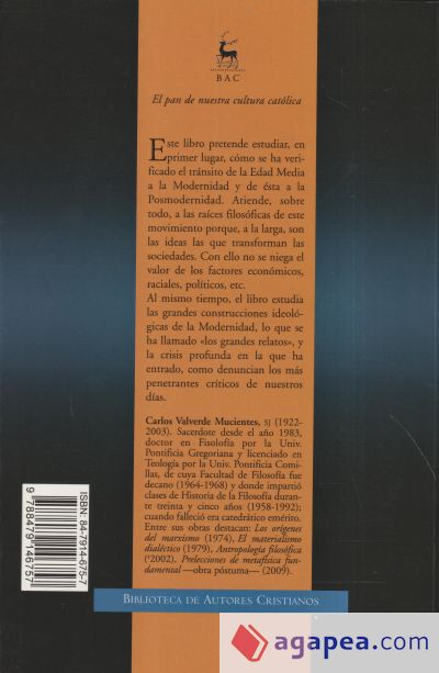 Génesis, estructura y crisis de la modernidad