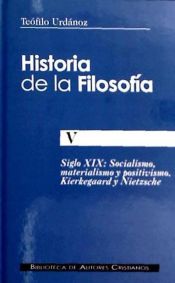 Portada de Historia de la filosofía. V: Socialismo, materialismo y positivismo. Kierkegaard y Nietzsche