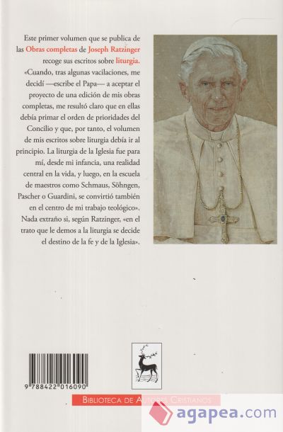 Obras completas de Joseph Ratzinger. XI: Teología de la liturgia