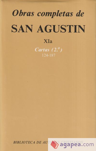 Obras completas de San Agustín. XIa: Cartas (2.º): 124-187