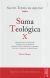 Portada de SUMA TEOLOGICA X.EDICION BILINGUE, de Tomás de Aquino, Santo , Santo