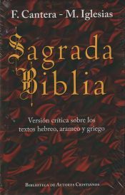 Portada de Sagrada Biblia (Cantera-Iglesias)
