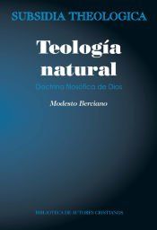 Portada de TEOLOGIA NATURAL