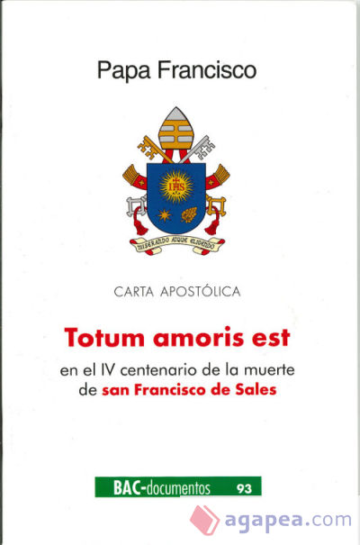 Totum Amoris Est Carta Apostolica